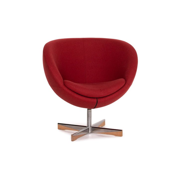 Varier Planet I Fabric Armchair Red Swivel #14946