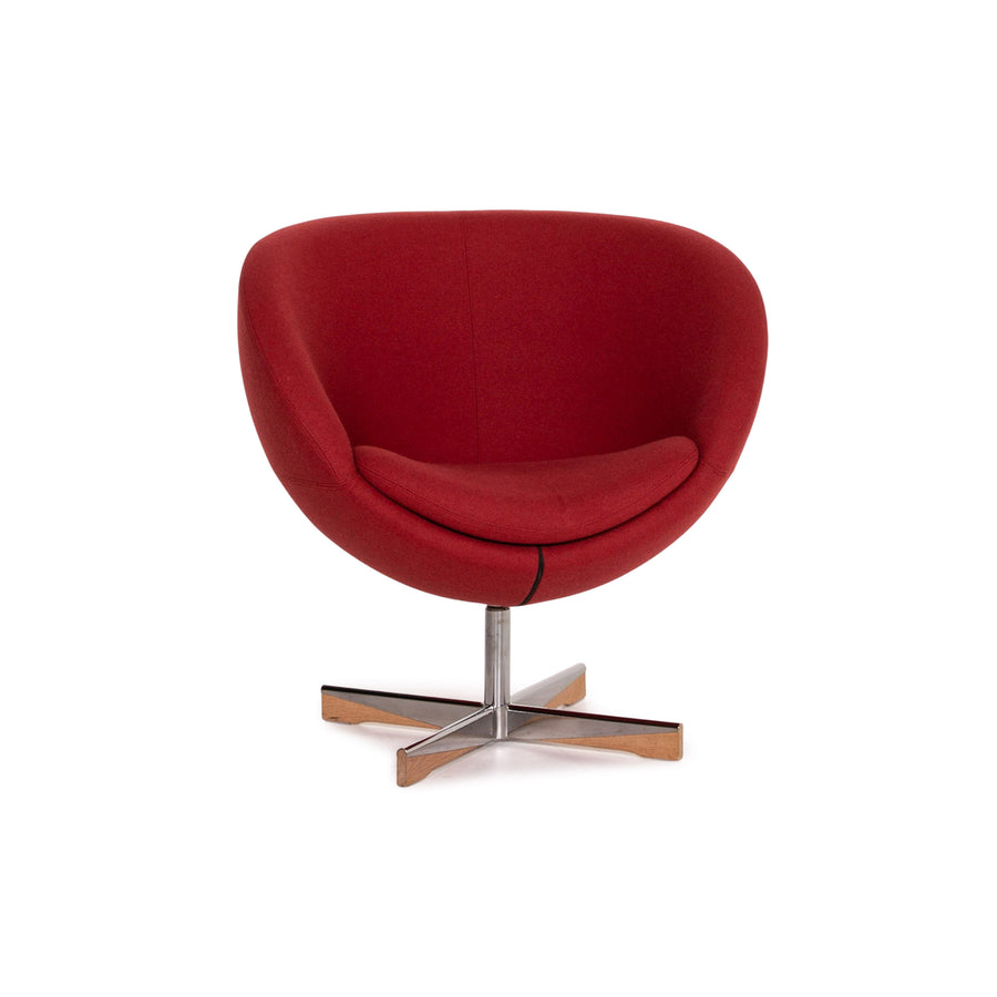 Varier Planet I Fabric Armchair Red Swivel #14946