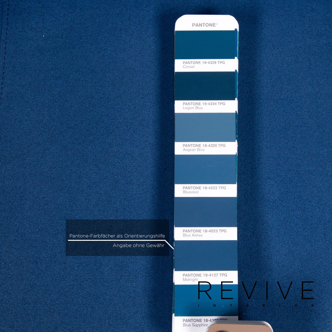 Variér Tok Fabric Wood Armchair Blue Dark Blue Feature Toshiyuki Kita #14791