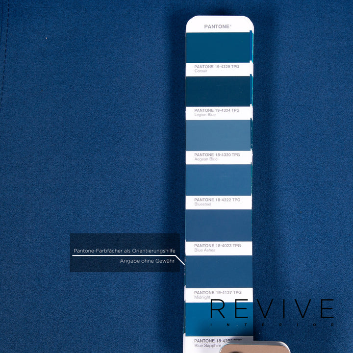 Variér Tok Fabric Wood Armchair Blue Dark Blue Feature Toshiyuki Kita #14791