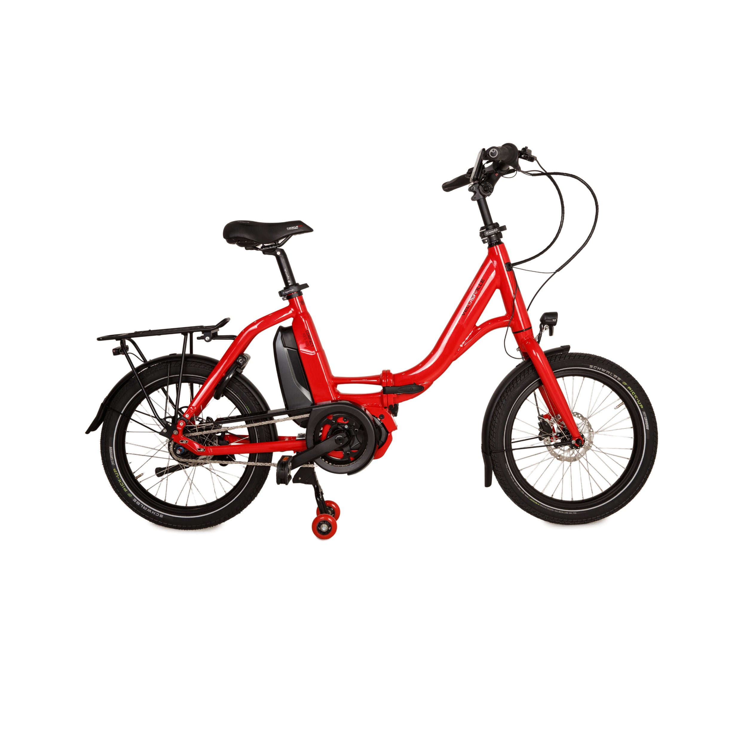velo e bike klapprad Velo de Ville E-City Bike KES 400 2022 Rot Aluminium - 2. Hand