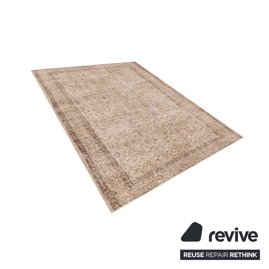 Vintage Carpets Beige 213cm x 119cm Teppich VC6125