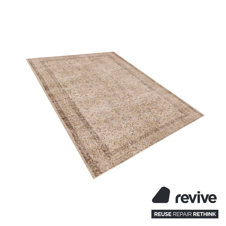 Vintage Carpets Beige 213cm x 119cm Teppich VC6125