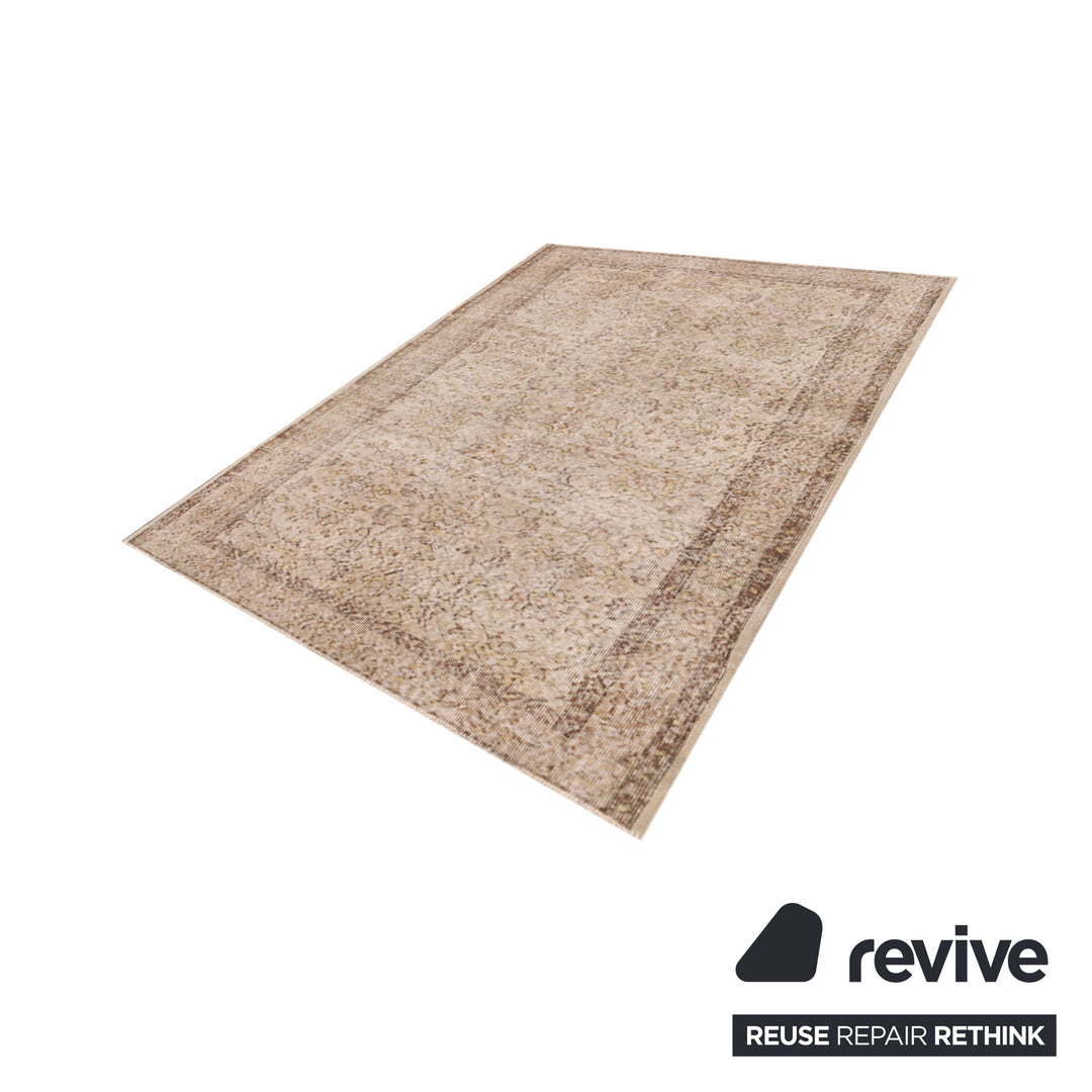 Vintage Carpets Beige 213cm x 119cm Teppich VC6125