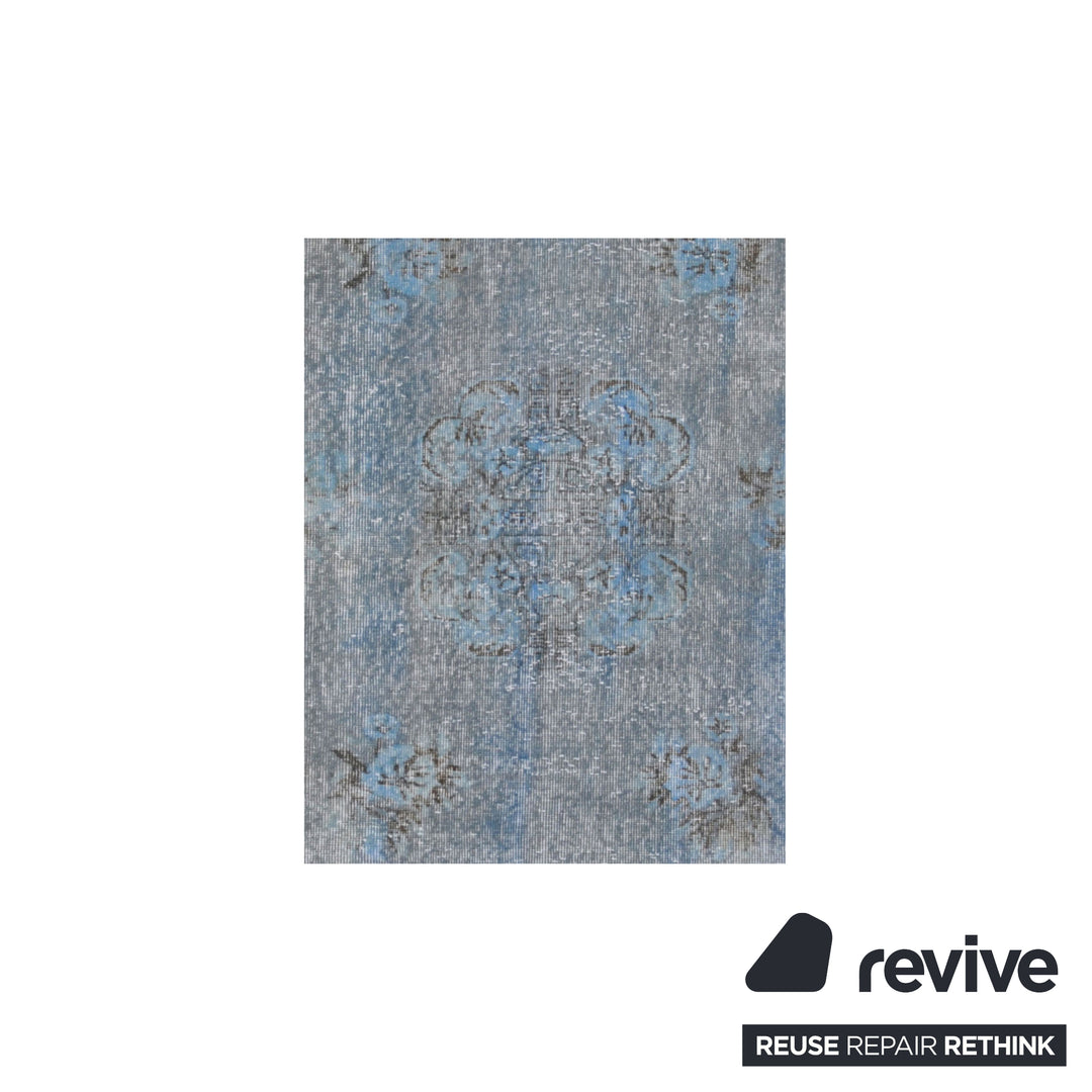 Vintage Carpets Blau 282cm x 164cm Teppich VC15906