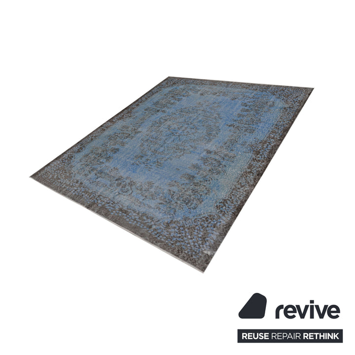 Vintage Carpets Blau 293cm x 192cm Teppich VC15741