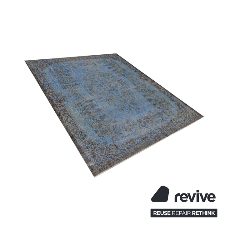 Vintage Carpets Blau 293cm x 192cm Teppich VC15741