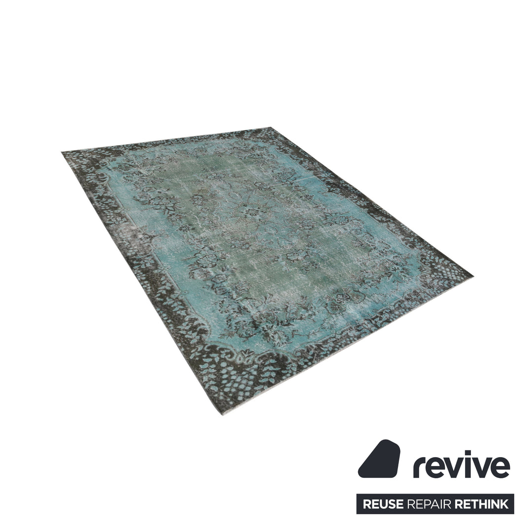 Vintage Carpets Blau 299cm x 202cm Teppich VC19096