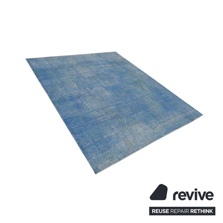 Vintage Carpets Blau 300cm x 197cm Teppich VC15972