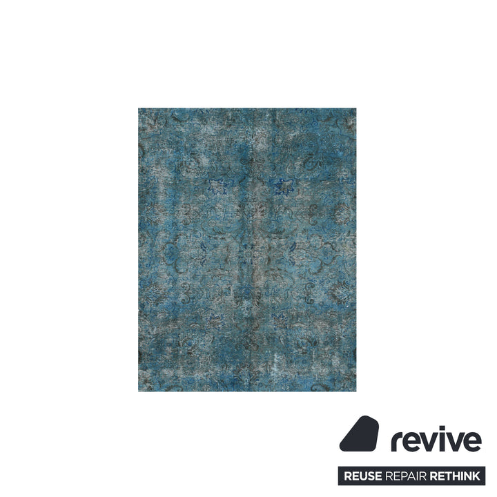 Vintage Carpets Blau 303cm x 266cm Teppich VC13936