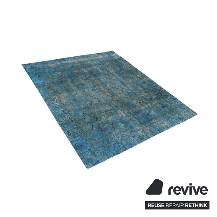 Vintage Carpets Blau 303cm x 266cm Teppich VC13936