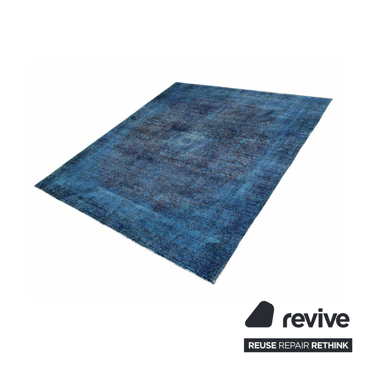 Vintage Carpets Blau 359cm x 260cm Teppich VC20434