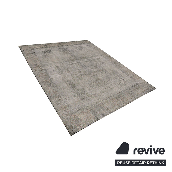 Vintage Carpets Grau 370cm x 297cm Teppich VC16012