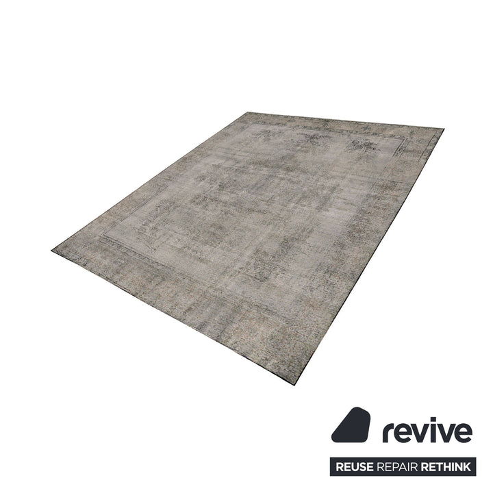 Vintage Carpets Grau 370cm x 297cm Teppich VC16012