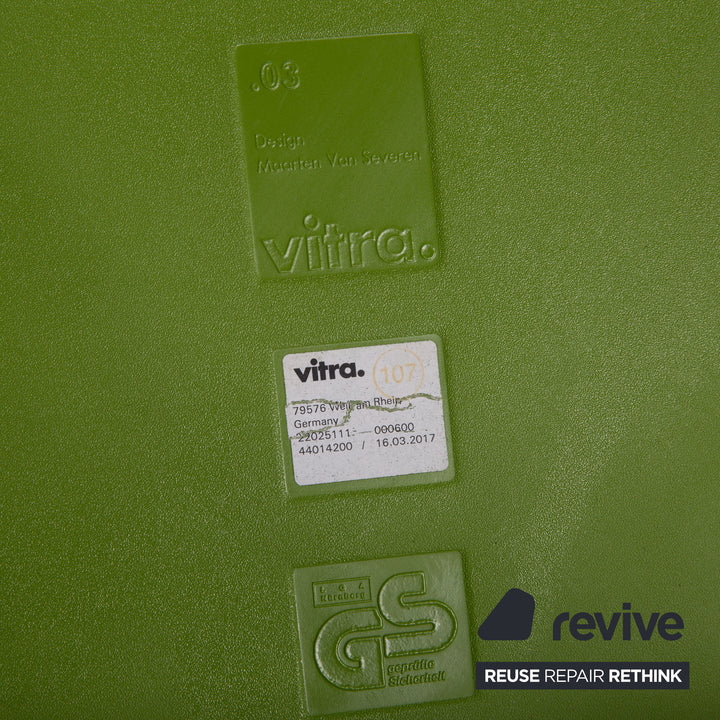 Vitra .03 Kunststoff Stuhl Grün