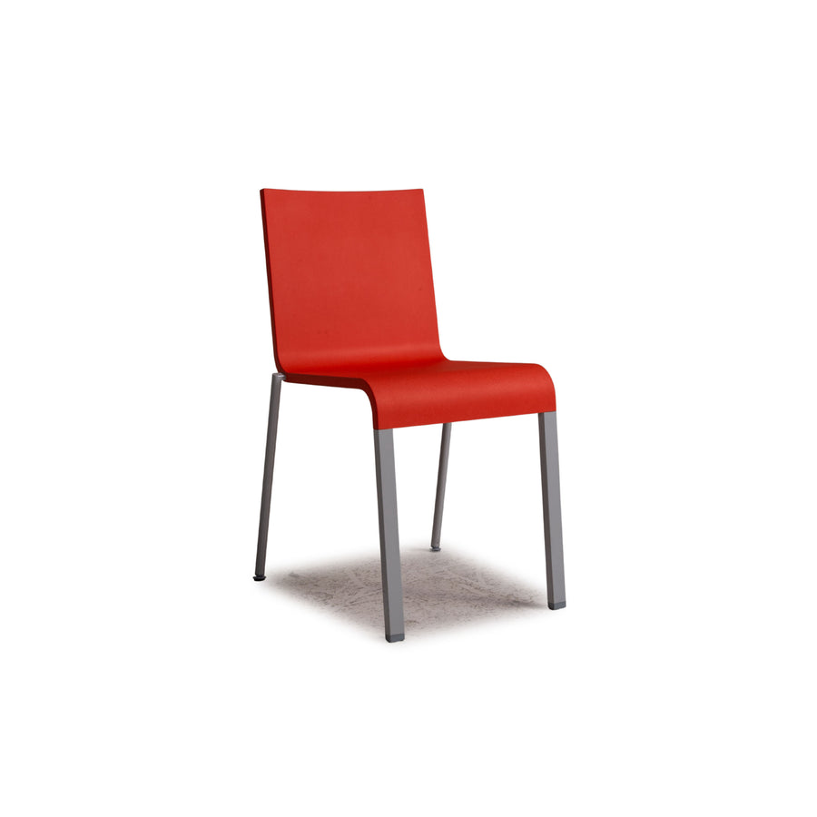 Vitra .03 plastic chair red