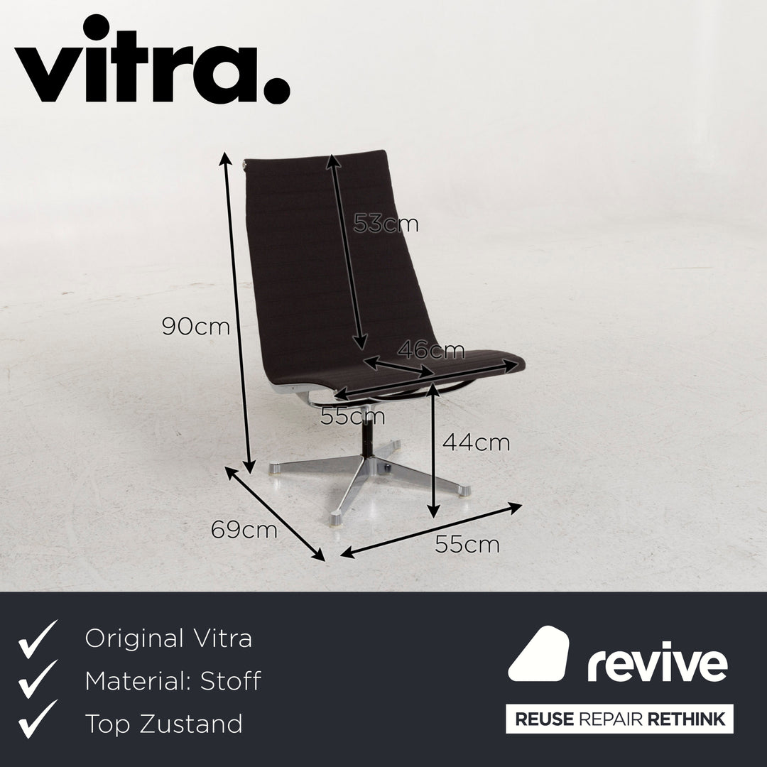 Vitra EA 116 Fabric Armchair Gray #13224