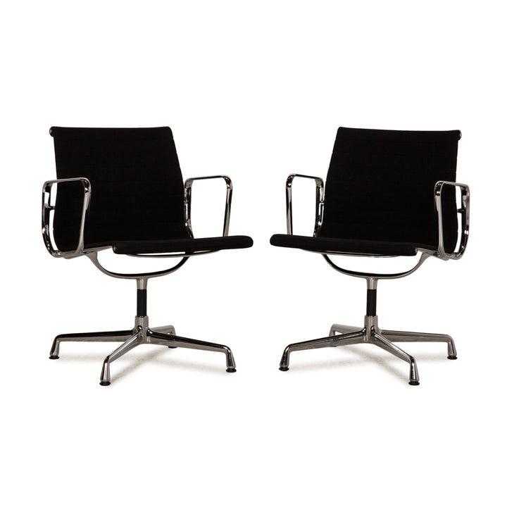 Vitra EA 118 fabric chair set black