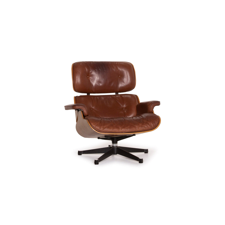 Vitra Eames Lounge Chair Leder Sessel Cognac #15000