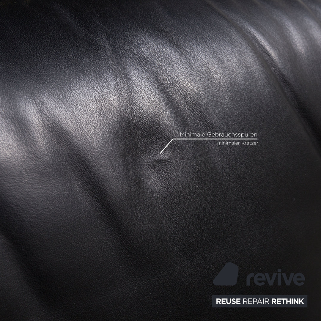 Vitra Eames Lounge Chair Leather Armchair Black