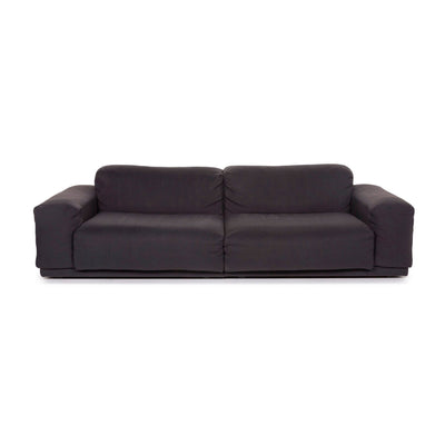 Vitra Jasper Morrison Stoff Sofa Grau Anthrazit Dreisitzer Couch #12471