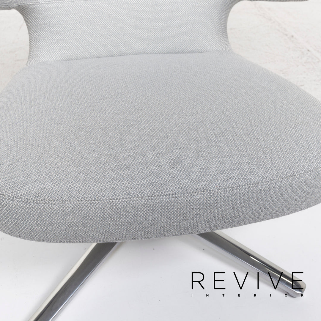 Vitra Petit Repos Fabric Armchair Blue Ice Blue Antonio Citterio #13448