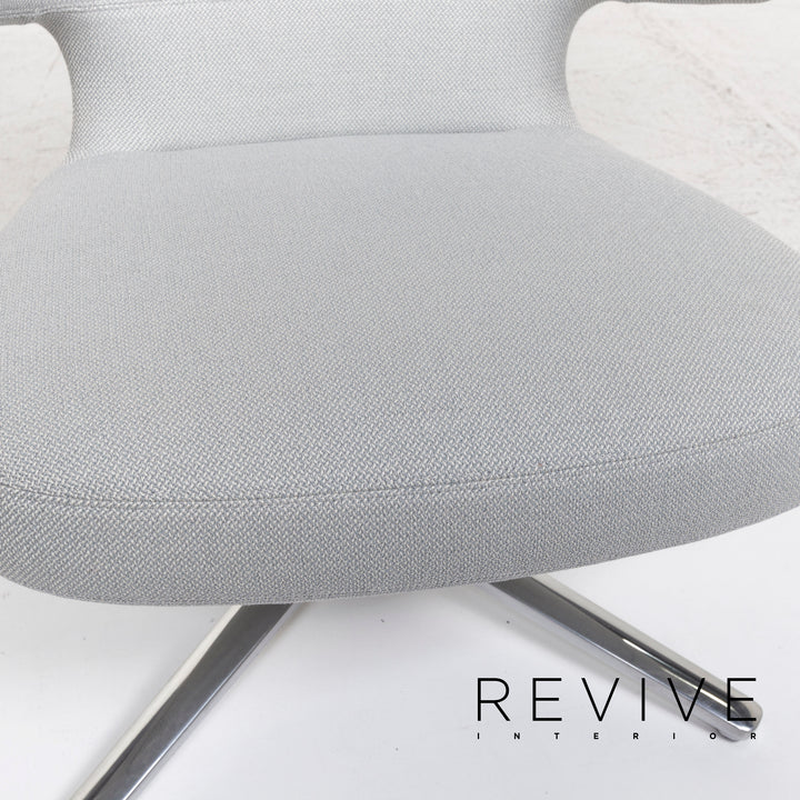 Vitra Petit Repos Fabric Armchair Blue Ice Blue Antonio Citterio #13448
