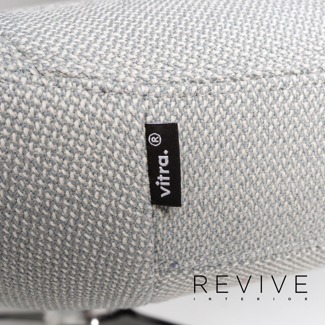 Vitra Petit Repos Fabric Armchair Blue Ice Blue Antonio Citterio #13448