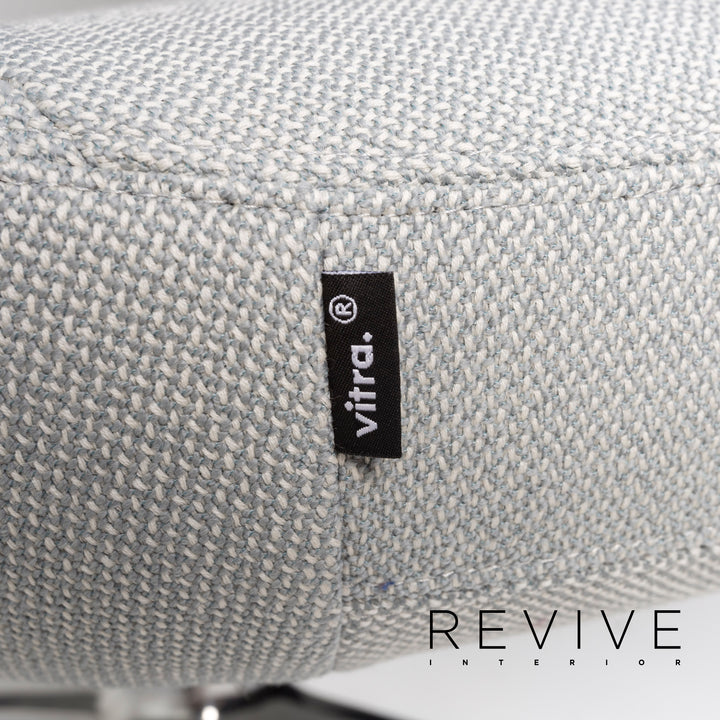 Vitra Petit Repos Fabric Armchair Blue Ice Blue Antonio Citterio #13448