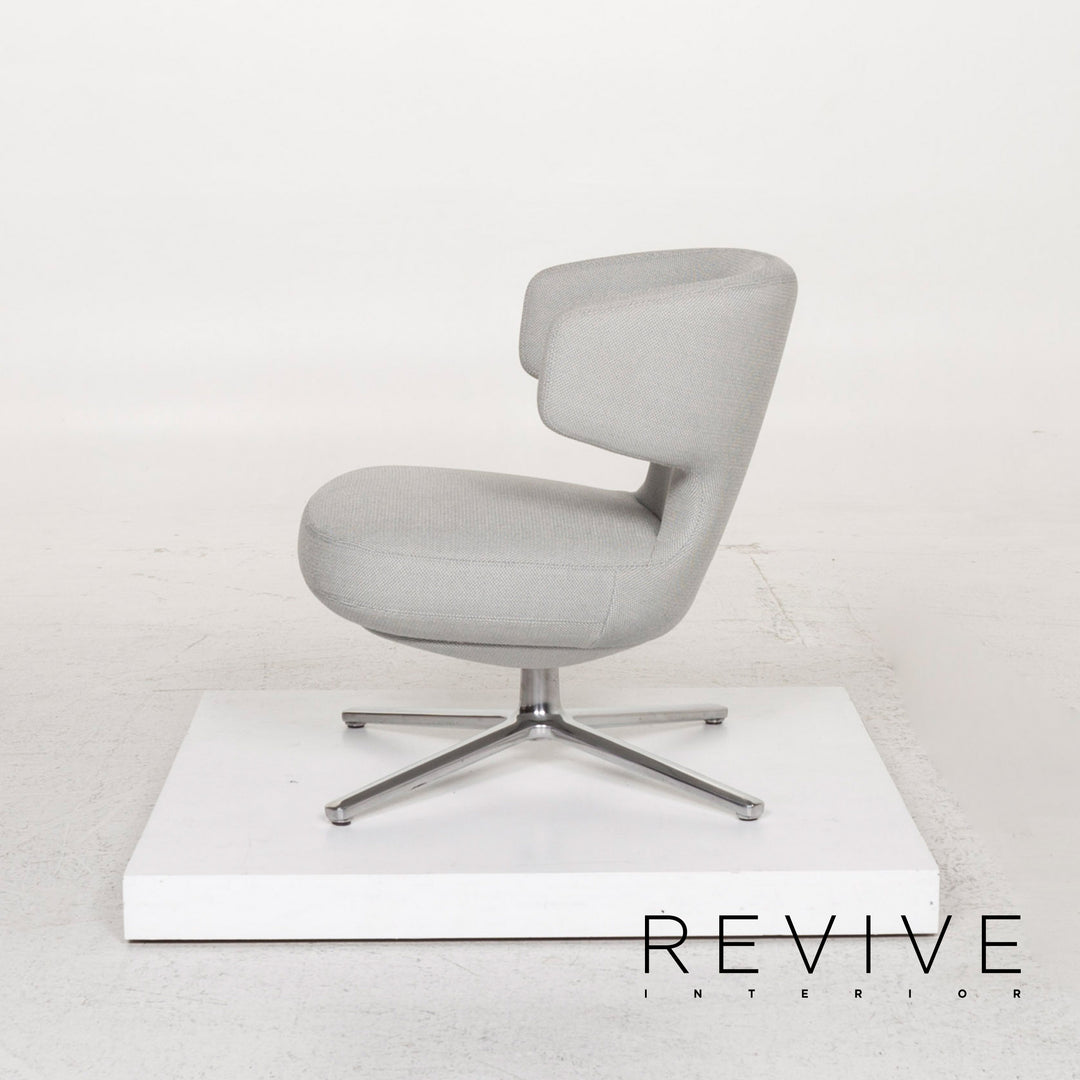 Vitra Petit Repos Fabric Armchair Blue Ice Blue Antonio Citterio #13448