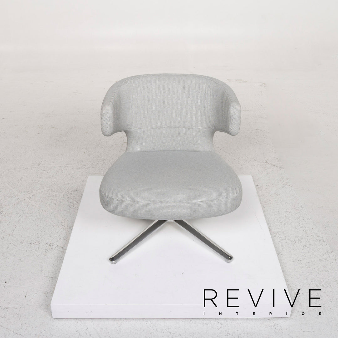 Vitra Petit Repos Fabric Armchair Blue Ice Blue Antonio Citterio #13448