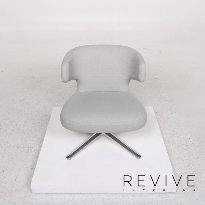 Vitra Petit Repos Fabric Armchair Blue Ice Blue Antonio Citterio #13448