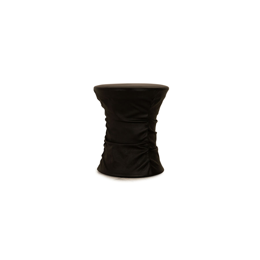 Walter Knoll Bellows Stool Leder Hocker Schwarz Funktion