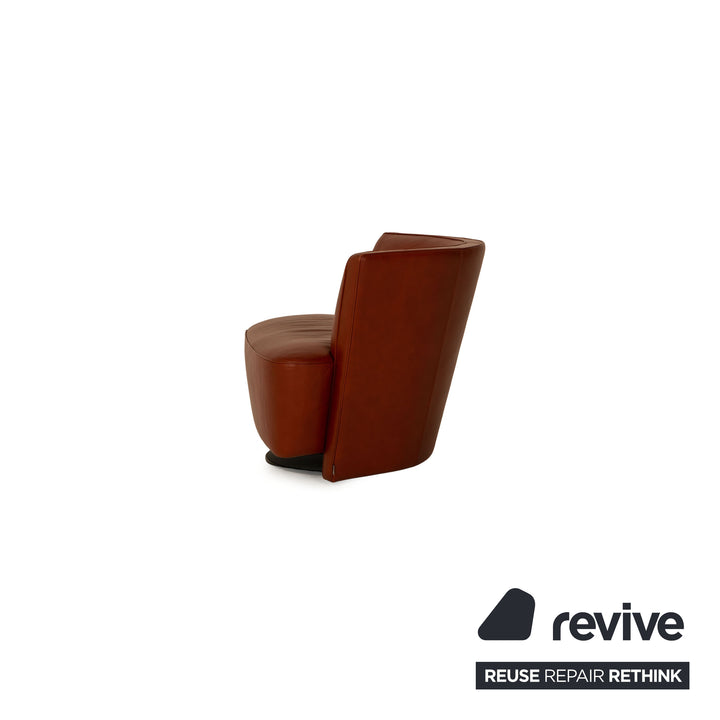 Walter Knoll Drift Leather Armchair Brown Sofa Couch