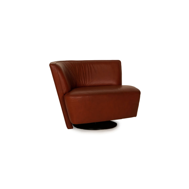 Walter Knoll Drift Leather Armchair Brown Sofa Couch