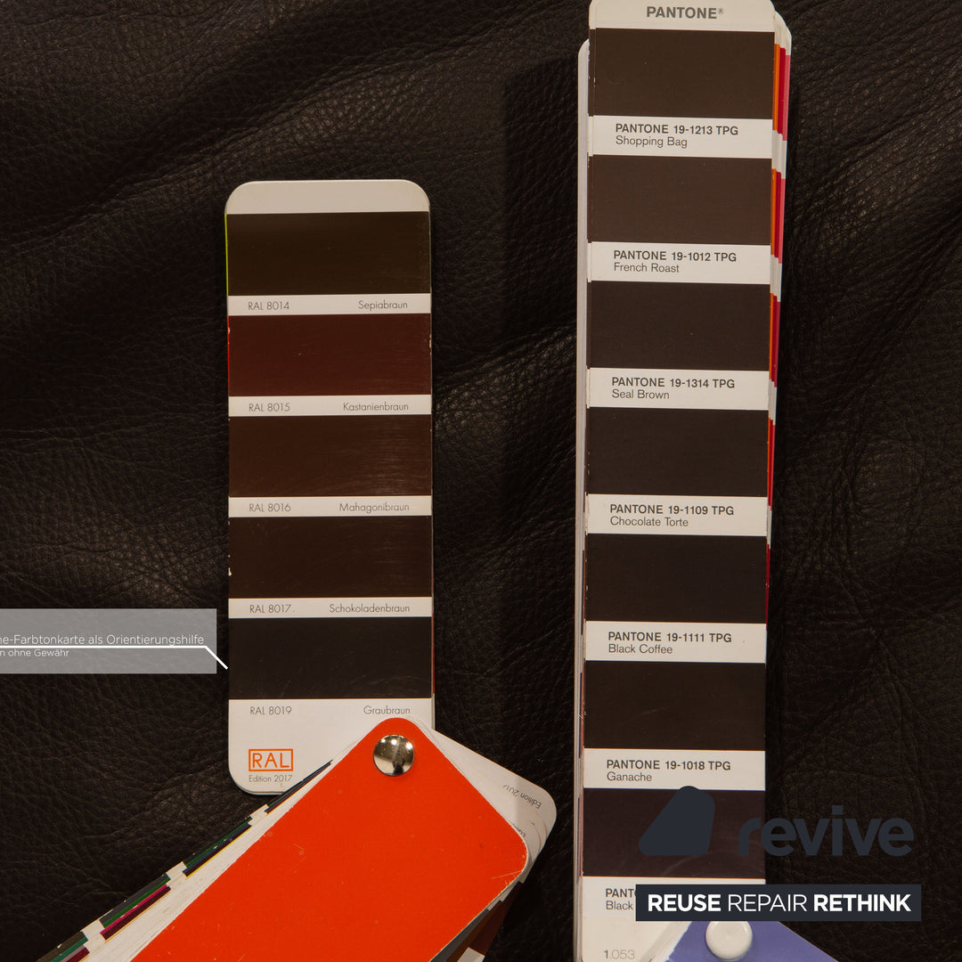 Walter Knoll Foster leather corner sofa brown dark brown sofa couch recamier right