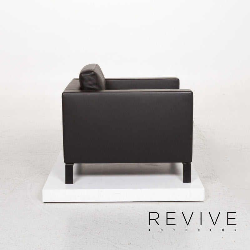 Walter Knoll Foster Leder Sessel Schwarz 