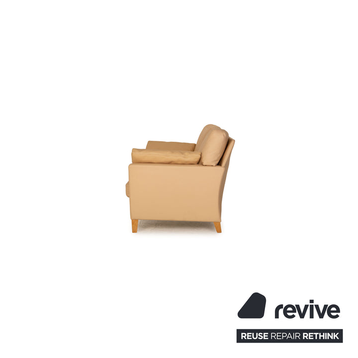 Walter Knoll Henry Dreisitzer Beige Sofa Couch