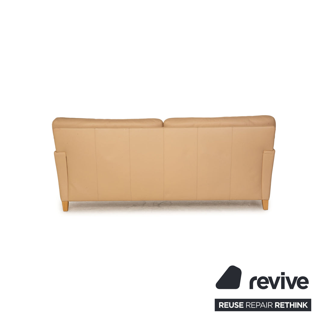 Walter Knoll Henry Dreisitzer Beige Sofa Couch
