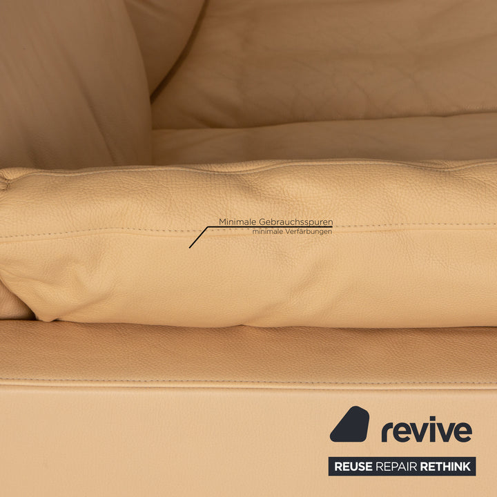 Walter Knoll Henry sofa set beige three-seater two-seater armchair couch