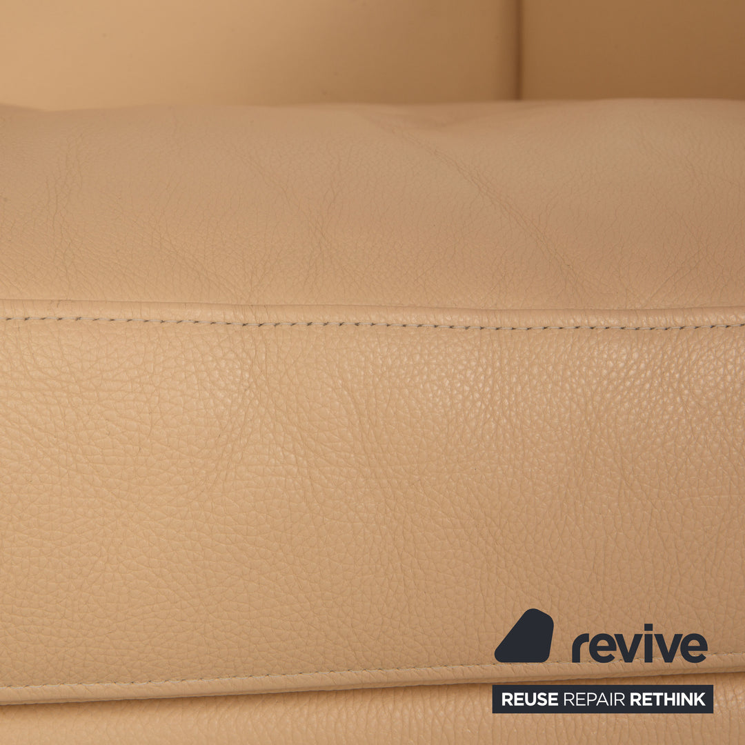 Walter Knoll Henry sofa set beige three-seater two-seater armchair couch