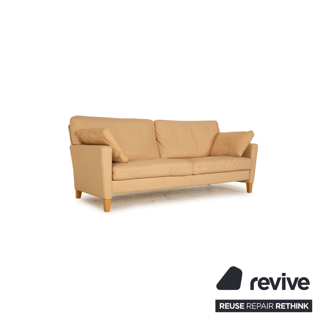 Walter Knoll Henry sofa set beige three-seater two-seater armchair couch