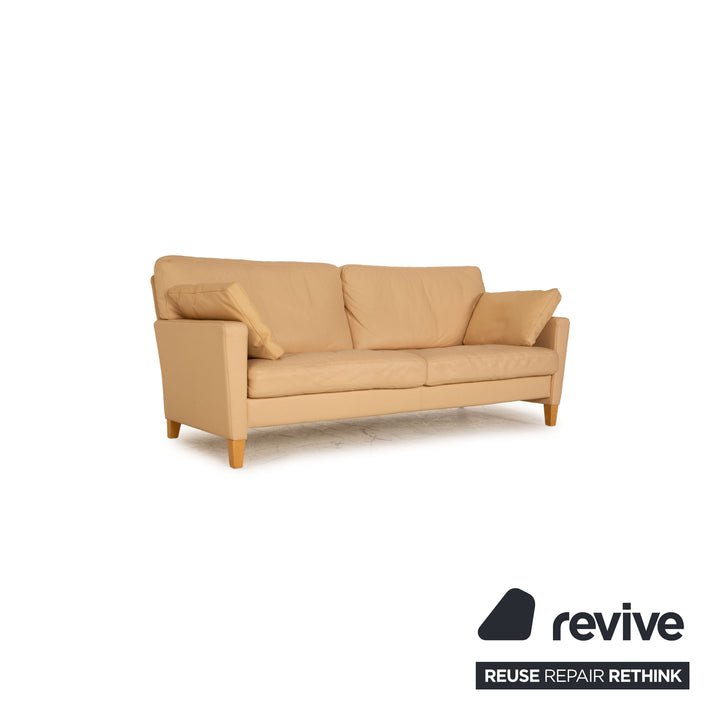 Walter Knoll Henry sofa set beige three-seater two-seater armchair couch