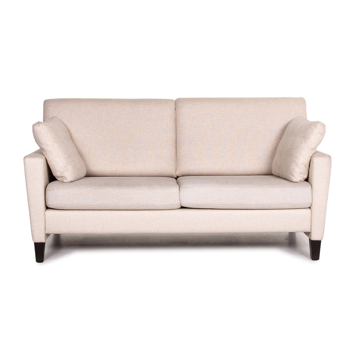 Walter Knoll Henry Fabric Sofa Cream Two Seater Couch #14711