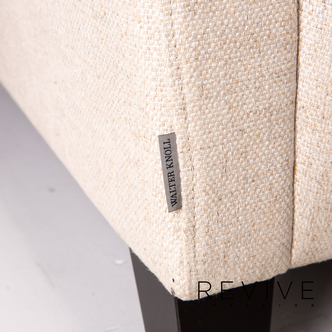 Walter Knoll Henry Fabric Sofa Cream Two Seater Couch #14711