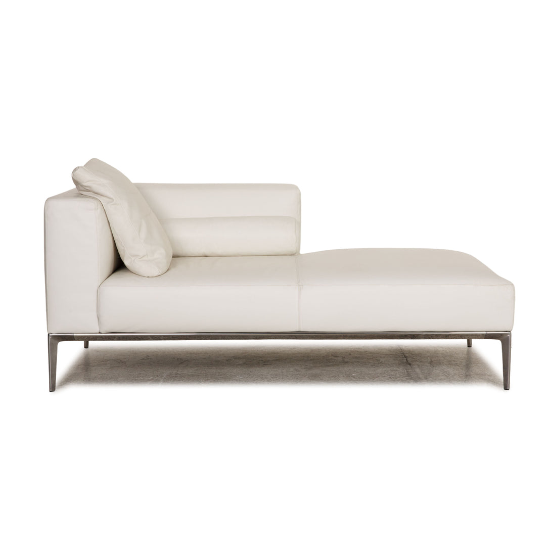 Walter Knoll Jaan Living leather lounger cream daybed