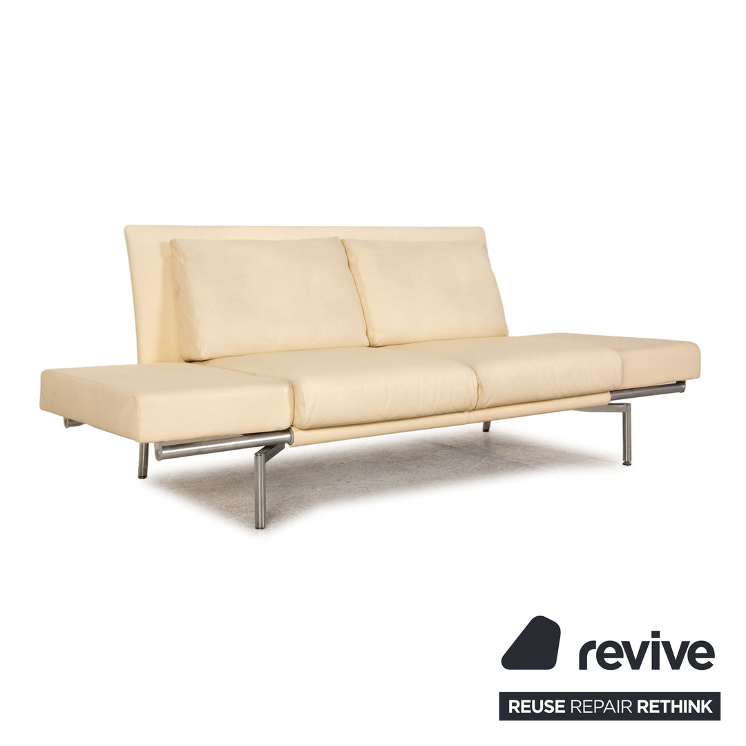 Walter Knoll Jason 390 leather sofa cream two seater couch function