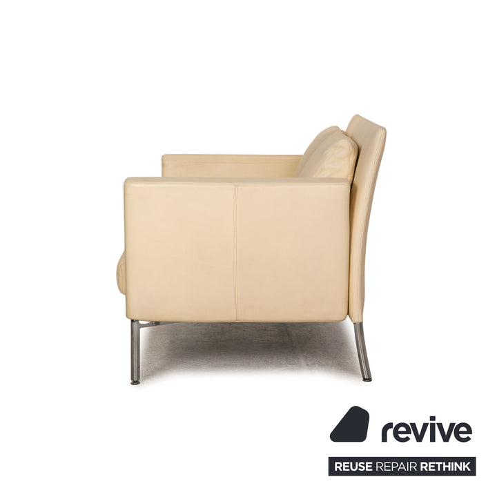 Walter Knoll Jason 390 leather sofa cream two seater couch function