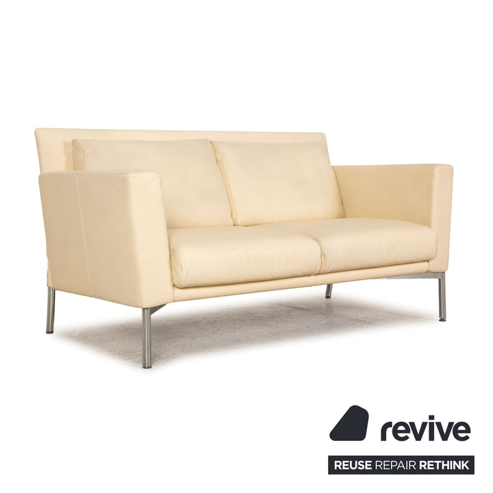 Walter Knoll Jason 390 leather sofa cream two seater couch function