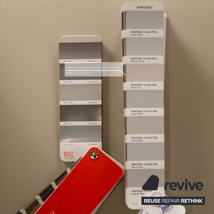 Walter Knoll Jason leather set 2x armchairs 1x two-seater cream sofa couch function